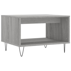 Table basse sonoma gris 60x50x40 cm bois d'ingénierie 627812627812