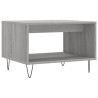 Table basse sonoma gris 60x50x40 cm bois d'ingénierie 627812627812