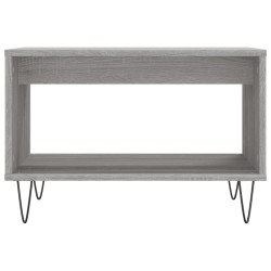 Table basse sonoma gris 60x50x40 cm bois d'ingénierie 627812627812