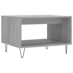 Table basse sonoma gris 60x50x40 cm bois d'ingénierie 627812627812