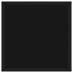 Table basse Noir avec verre noir 40x40x50 cm 627813627813