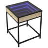 Table basse avec LED Infinity chêne sonoma 40x40x51 cm 627815627815