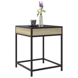 Table basse avec LED Infinity chêne sonoma 40x40x51 cm 627815627815