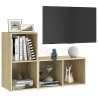 Meubles TV 2 pcs Chêne sonoma 72x35x36,5 cm Bois d'ingénierie 627816627816