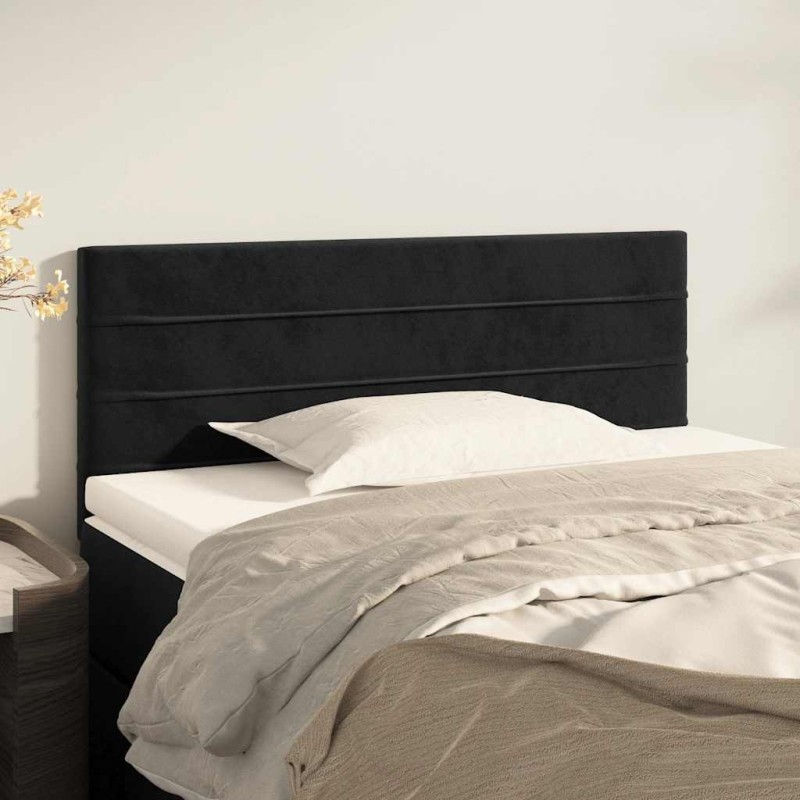 Tête de lit Noir 90x5x78/88 cm Velours 627817627817