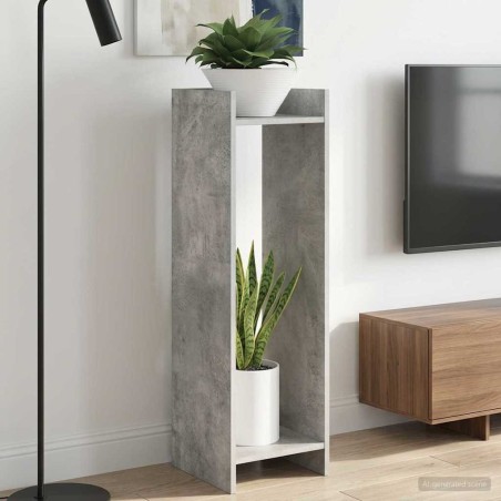 Support de Plante 2 pc Gris Béton 30 x 30 x 100 cm 627818627818