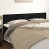 Têtes de lit Noir 160 x 5 x 78/88 cm Velours 627820627820