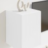 Meuble TV mural 2 pcs Blanc 30 x 31 x 40 cm Bois d'ingénierie 627822627822