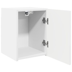 Meuble TV mural 2 pcs Blanc 30 x 31 x 40 cm Bois d'ingénierie 627822627822