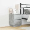 Cabinet de chevet 2 pcs Gris béton 39 x 34,5 x 50 cm 627823627823