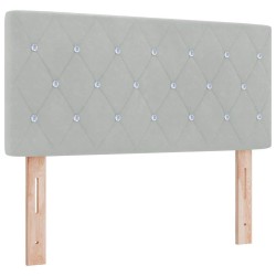 Tête de lit Gris clair 90 cm Velours 627824627824