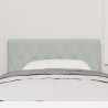 Tête de lit Gris clair 90 cm Velours 627824627824