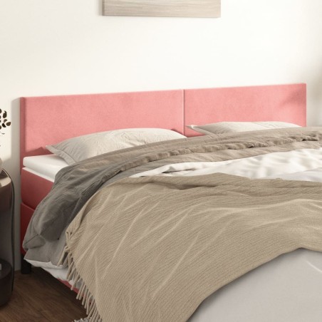 Têtes de lit Rose 180x5x78/88 cm Velours 627826627826