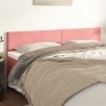 Têtes de lit Rose 180x5x78/88 cm Velours 627826627826