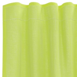 Rideaux en voile à œillets 2 pcs vert pomme 627828627828