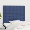 Tête de lit Bleu 100x5x118/128 cm Tissu 627830627830