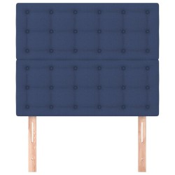 Tête de lit Bleu 100x5x118/128 cm Tissu 627830627830