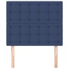 Tête de lit Bleu 100x5x118/128 cm Tissu 627830627830