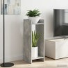 Support de Plante 2 pc Gris Béton 30 x 30 x 80 cm 627836627836