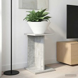 Support de Plante 2 pcs Gris Béton 25 x 25,5 x 40,5 cm 627840627840