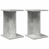 Support de Plante 2 pcs Gris Béton 25 x 25,5 x 40,5 cm 627840627840
