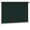 Store roulant d'extérieur 205 (l) x 140 (H) cm vert foncé HDPE 627845627845
