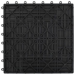 Carreau de terrasse 22 pcs Gris 30 x 30 cm WPC 627847627847