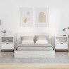 Cabinet de chevet 2 pcs Blanc 49 x 36 x 61 cm Bois d'ingénierie 627848627848