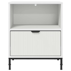 Cabinet de chevet 2 pcs Blanc 49 x 36 x 61 cm Bois d'ingénierie 627848627848