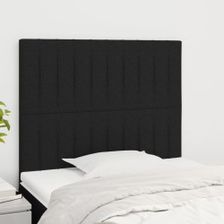 Tête de lit Noir 100x5x118/128 cm Tissu 627853627853