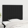 Tête de lit Noir 100x5x118/128 cm Tissu 627853627853