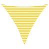 Voile d'ombre Jaune et blanc 3,6 x 3,6 x 3,6 m 627866627866