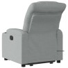 Fauteuil inclinable de massage électrique Gris clair Tissu 627870627870