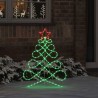 Lumière en forme d'arbre de Noël Multicolore 78 x 58 cm PVC 627876627876