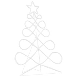Lumière en forme d'arbre de Noël Multicolore 78 x 58 cm PVC 627876627876