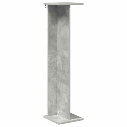 Support de Plante 2 pcs Gris Béton 25 x 25,5 x 100,5 cm 627882627882