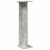 Support de Plante 2 pcs Gris Béton 25 x 25,5 x 100,5 cm 627882627882