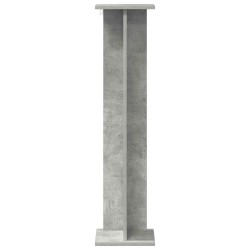 Support de Plante 2 pcs Gris Béton 25 x 25,5 x 100,5 cm 627882627882