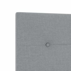 Tête de lit réglable en hauteur Gris clair 144 cm tissu 627885627885