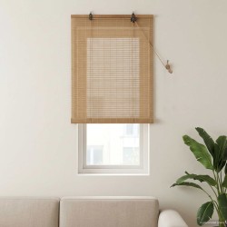 Store enrouleur Marron 40 x 160 cm Bambou 627895627895