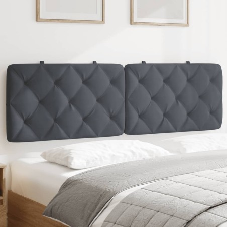 Coussin de tête de lit gris foncé 160 cm velours 627900627900