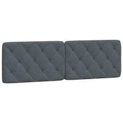 Coussin de tête de lit gris foncé 160 cm velours 627900627900
