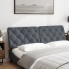 Coussin de tête de lit gris foncé 160 cm velours 627900627900