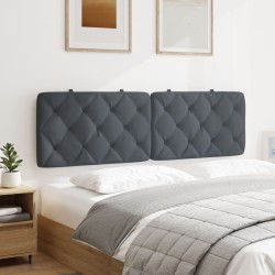 Coussin de tête de lit gris foncé 160 cm velours 627900627900