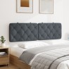 Coussin de tête de lit gris foncé 160 cm velours 627900627900