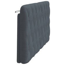 Coussin de tête de lit gris foncé 160 cm velours 627900627900