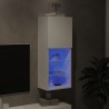 Meuble TV avec lumières LED blanc 40,5x30x102 cm 627903627903
