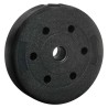 Set d'haltères 2-en-1 40kg Noir et Bleu Ciment et sable de fer 627905627905