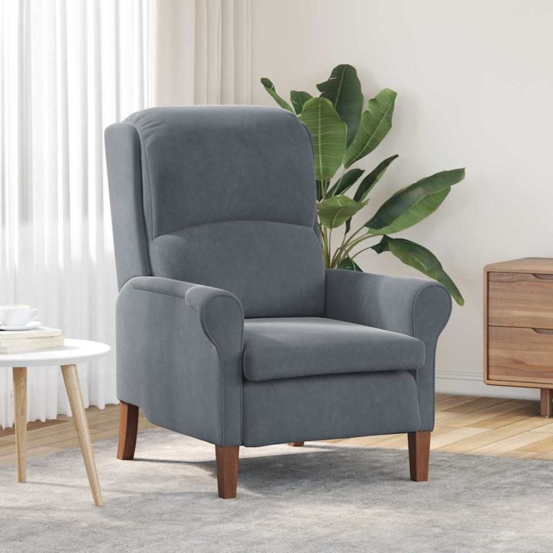 fauteuil Gris foncé Velours 627923627923