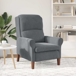 fauteuil Gris foncé Velours 627923627923